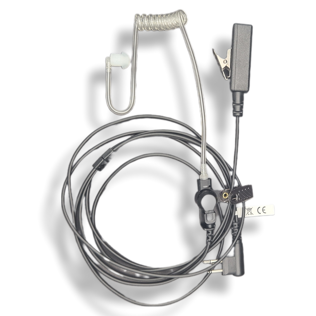 funkKRAFT SecureWave Pro M - Security Headset mit Schallschlauch und ...